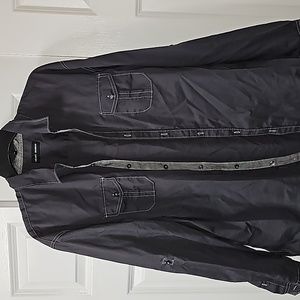 Michael Brandon Gray Long Sleeve Button Down XXL